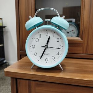 Bell Alarm MATT LIGHT SKY BLUE Clock (TC-221)
